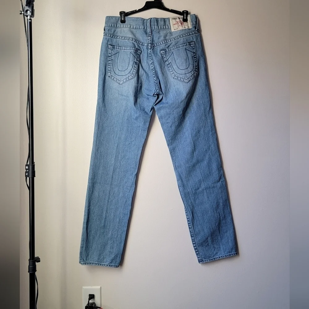 True Religion Classic Men's Blue Denim Jeans Size 31W